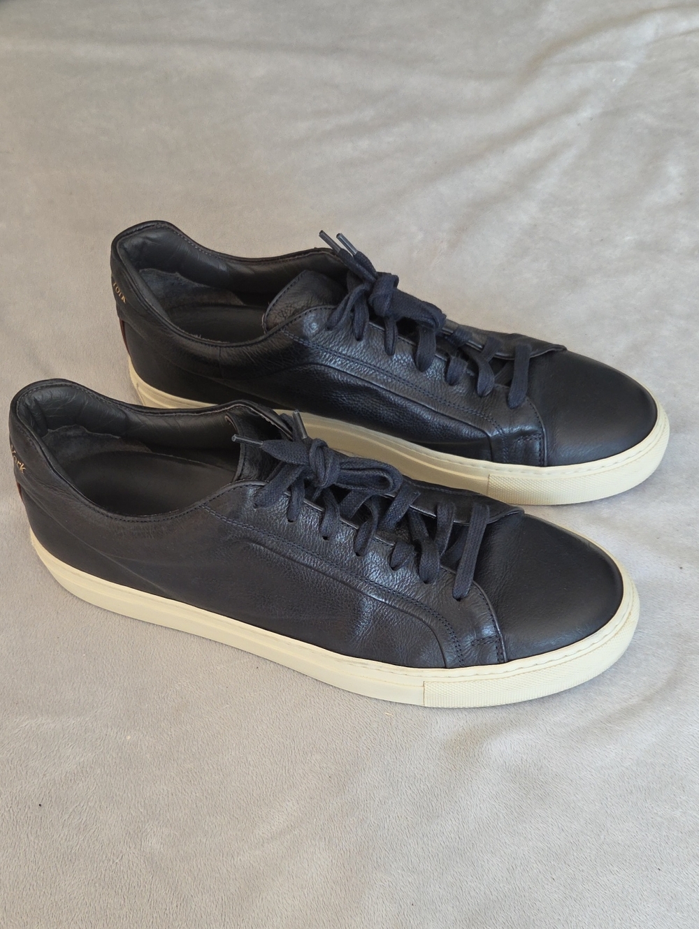 To Boot New York Leather Sneakers, Size 11, Dark Blue